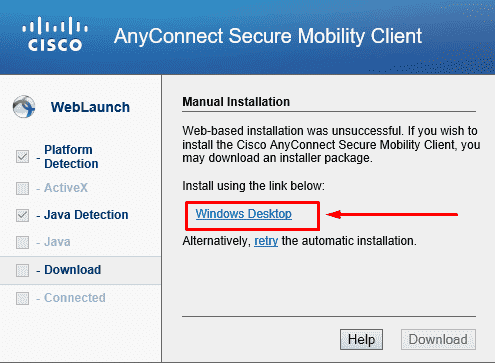 cisco anyconnect secure mobility client vpn download